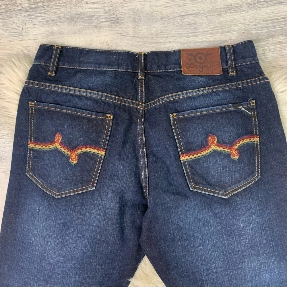Like new Mens LRG Lifted Research Group dark wash jeans Sz 34 - Picture 4 of 8
